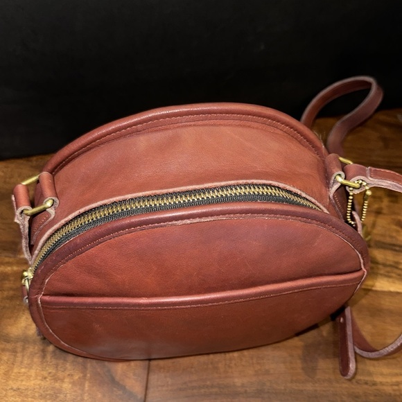 COACH 9901 Vintage Leather Chester Canteen Purse Crossbody Bag brass Zipper - Picture 6 of 11